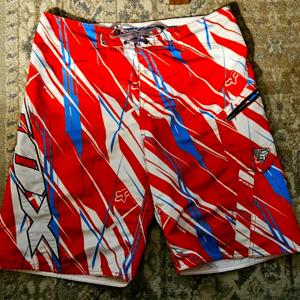 Fox Brand Mens Swimming Trunks sz 34